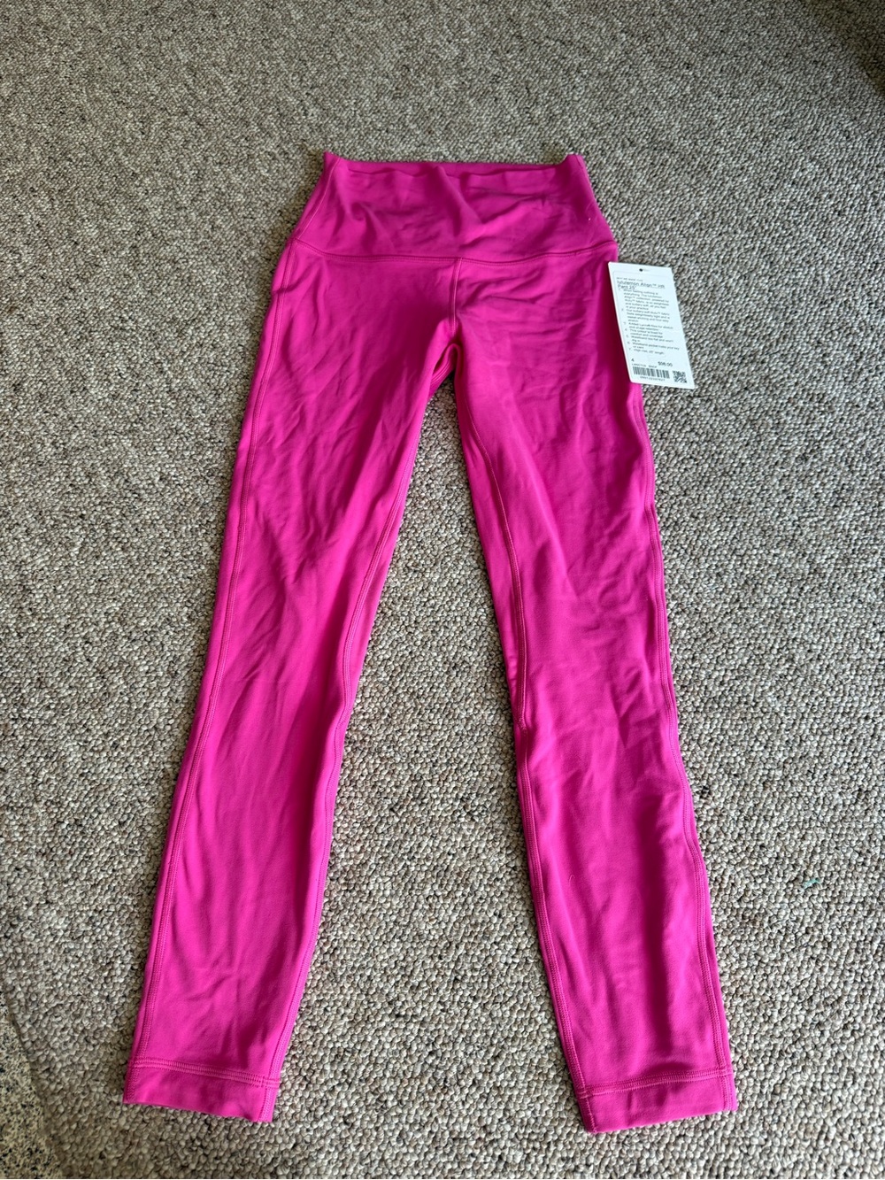 Lululemon pink align 25 inch leggings size 4
